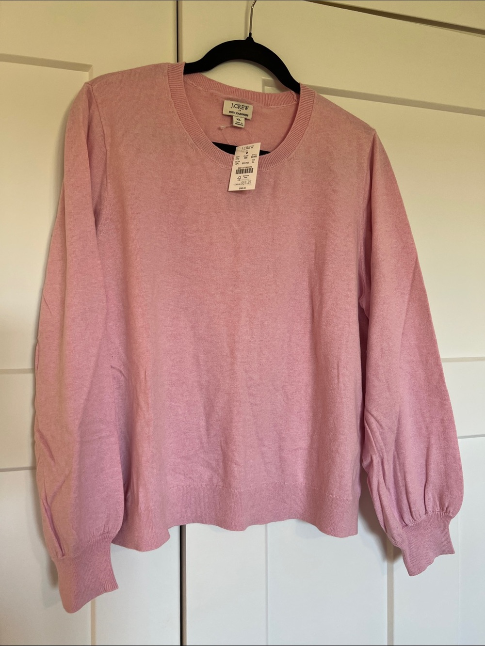 J. Crew Women's Crewneck Sweater in Dusty Pink